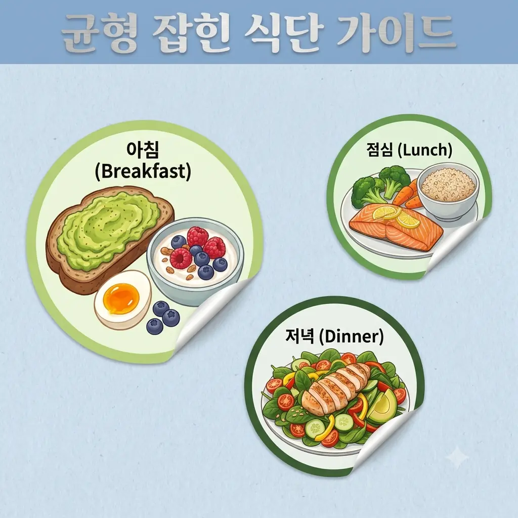 하루 세 끼 건강 공식! 영양 가득 균형 잡힌 식단 가이드